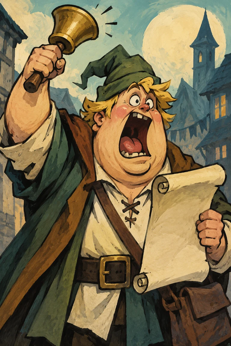 Ilustración de Pregonero