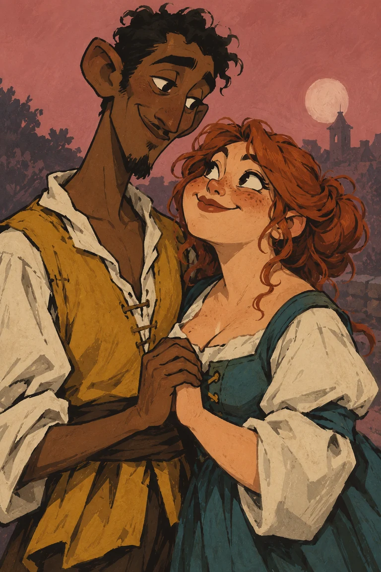 Ilustración de Enamorados