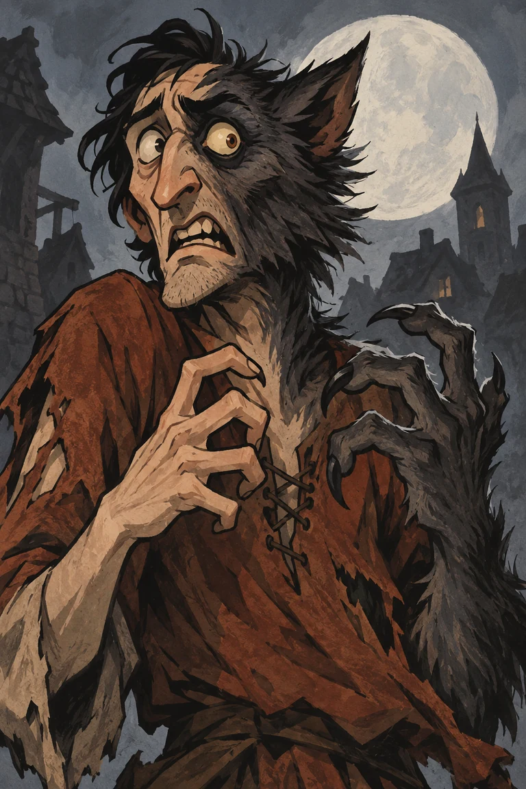 Ilustración de Licántropo